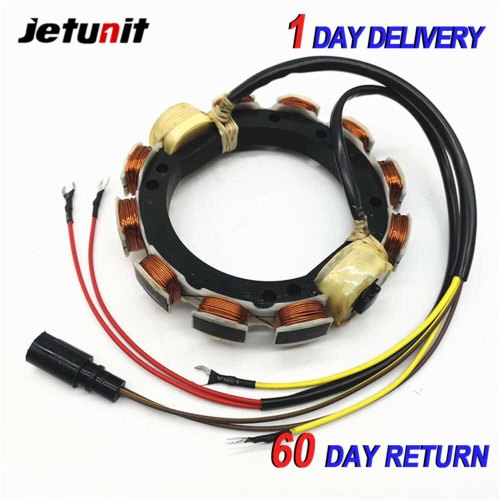 For Johnson Evinrude Outboard Stator 763769 1988-2001 120-140HP Loop Charged