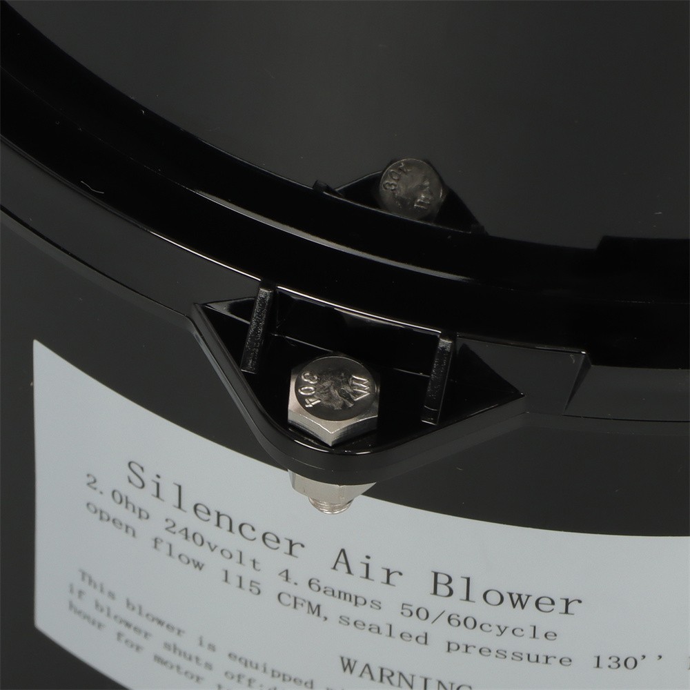 Air Supply Silencer Pool Spa Hot Tub Blower 2HP 240V 6320241 For 2 Inch Plumbing