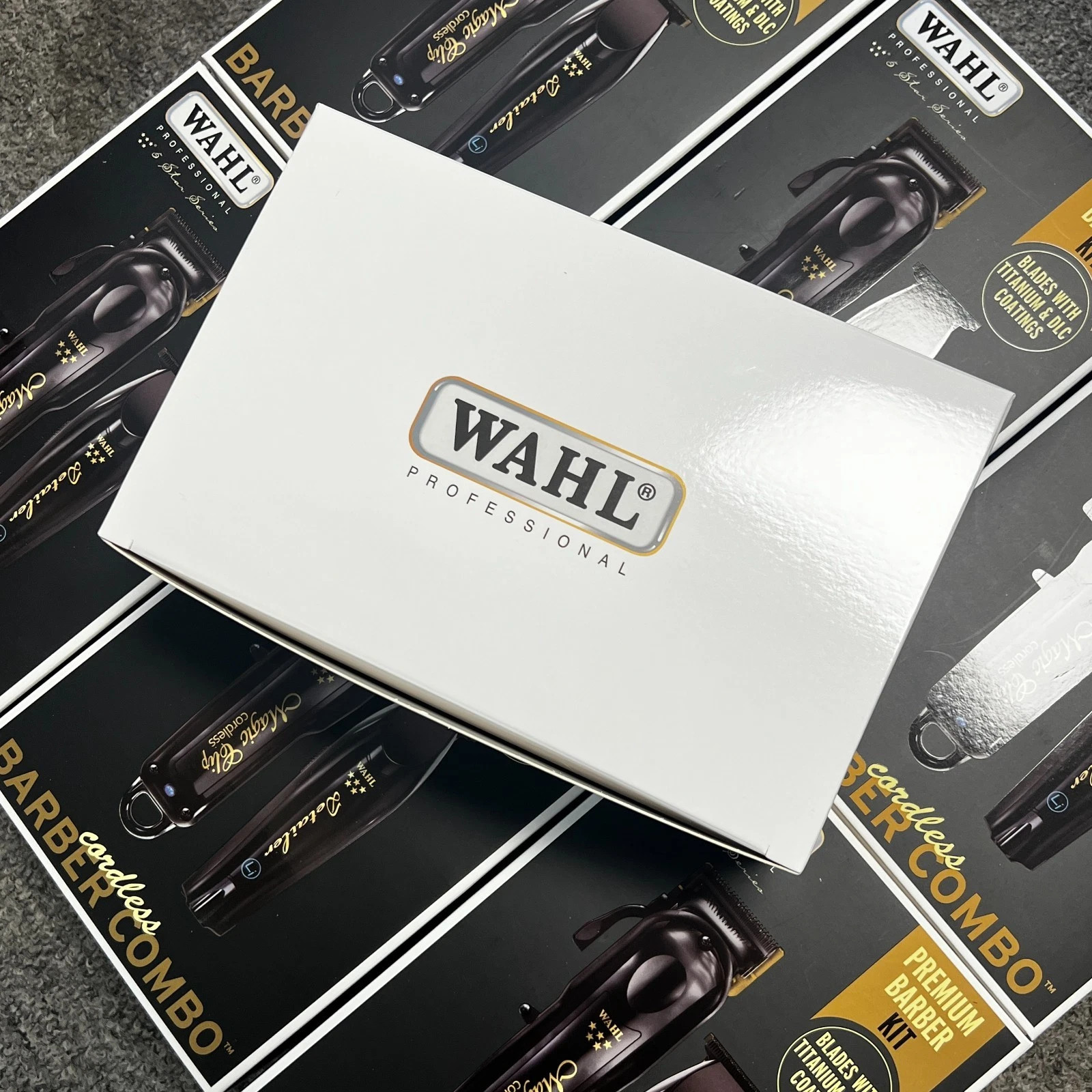 WahI New Professional 5 Star Cordless Barber Combo Magic Clip Clipper Detailer