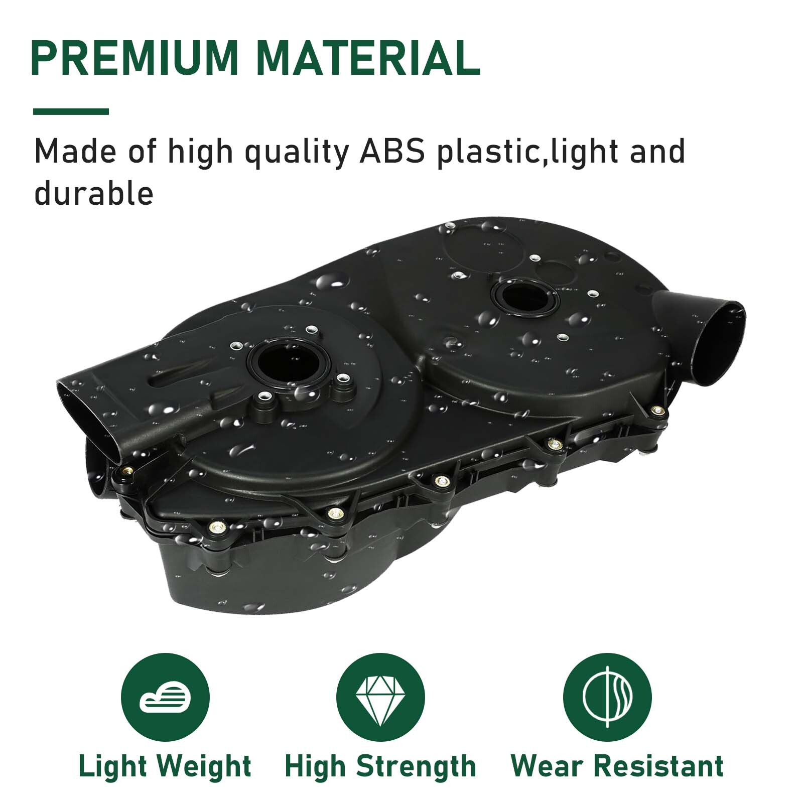 For Can Am Maverick 1000R Drive Clutch Belt Cover CVT Kit Belt Box Set Housing