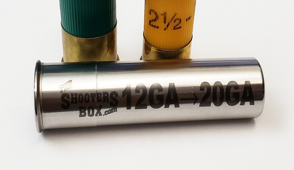 12GA to 20GA Shotgun Adapter - Stainless Steel - Free Shipping!