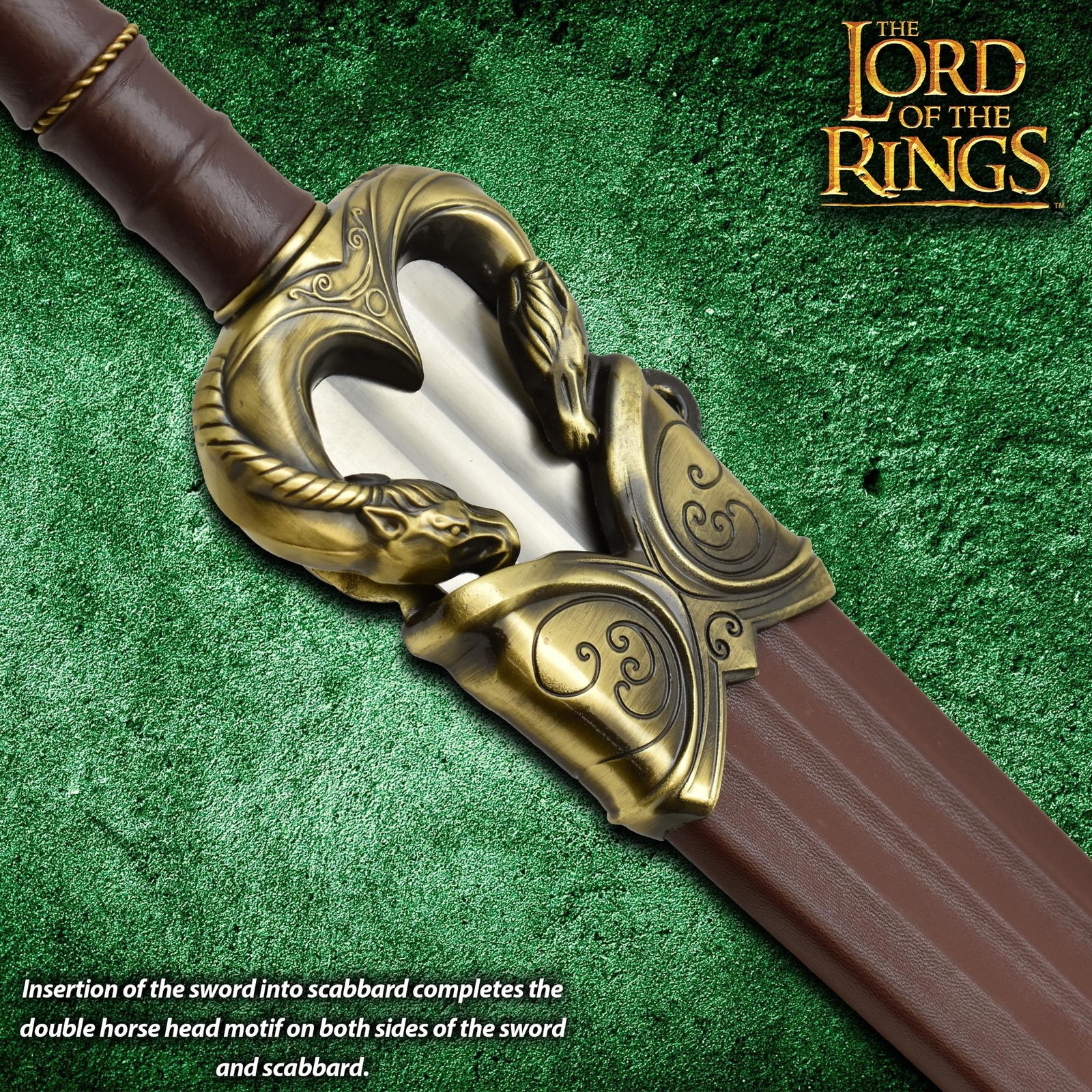 United Cutlery Sword of Eomer Scabbard, LOTR Replica New