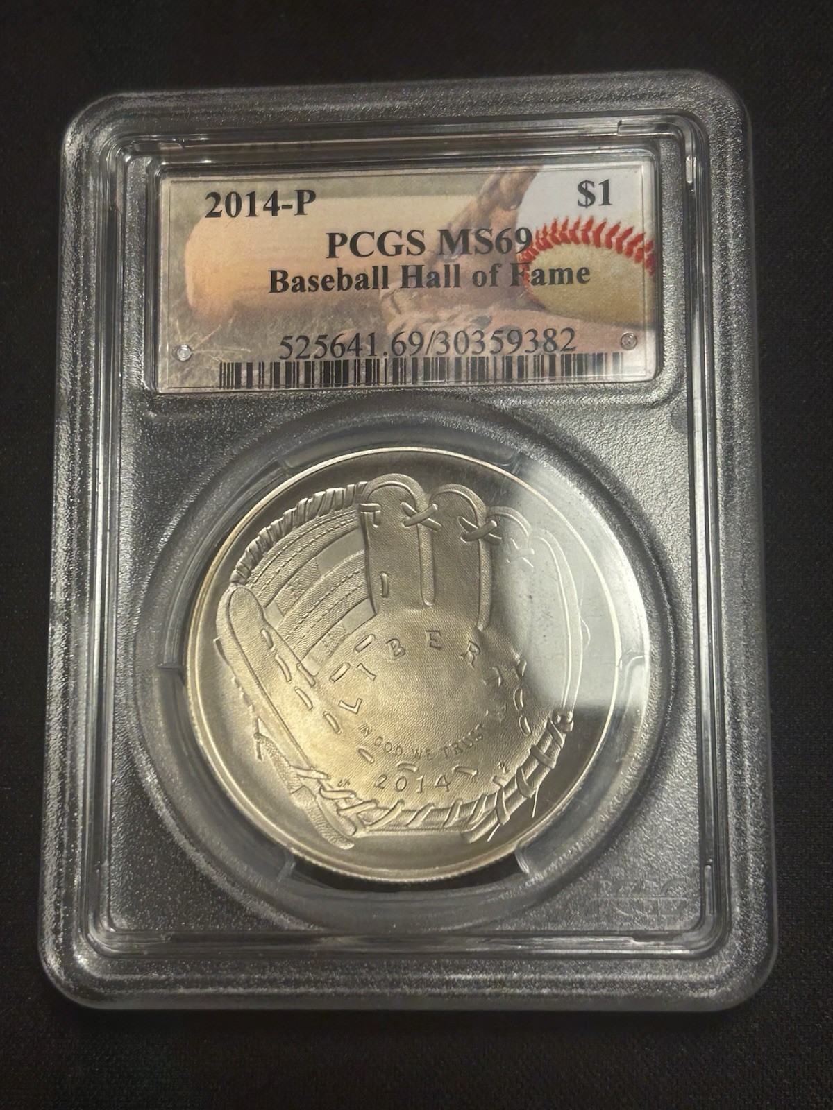 2014-P Baseball Hall of Fame Commemorative Silver Dollar MS69 PCGS