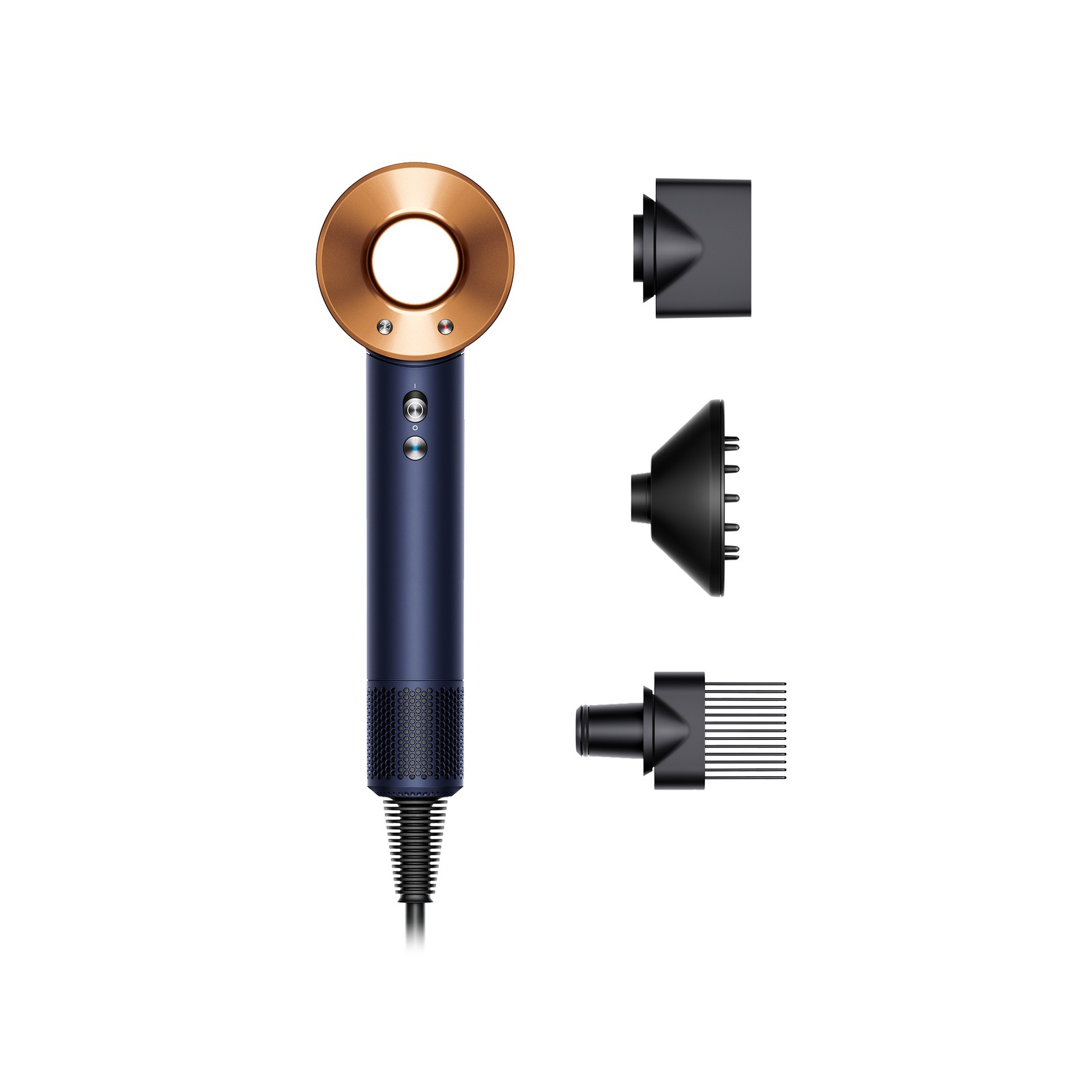 Dyson Supersonic™ (3 attachments) | Prussian Blue/Rich Copper | Refurbished