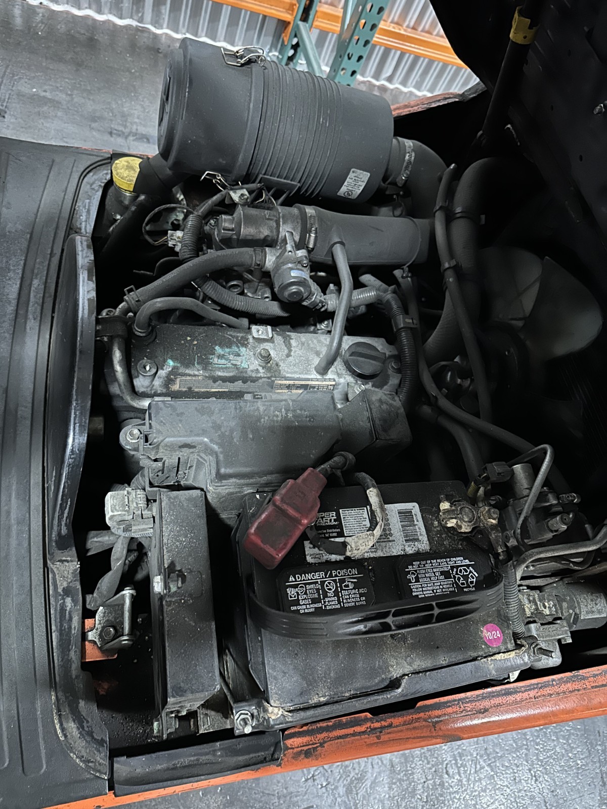 4000 lb. Toyota 8FGCSU20 Forklift 6300hr 3 Stages