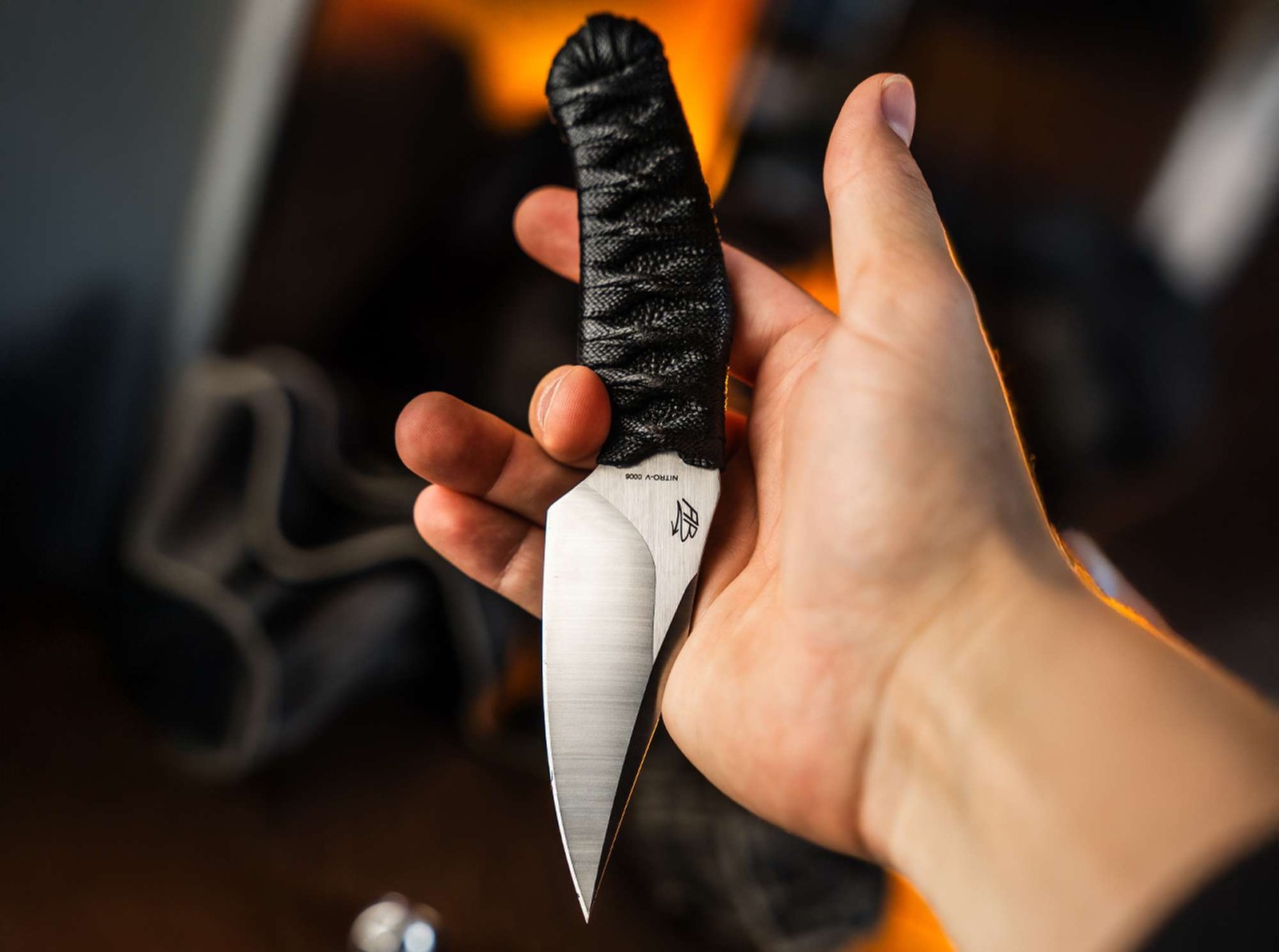 BOKER PLUS 302 Fixed Knife Japanese Style Nitro-V Blade Ray Skin Kydex 02BP0006