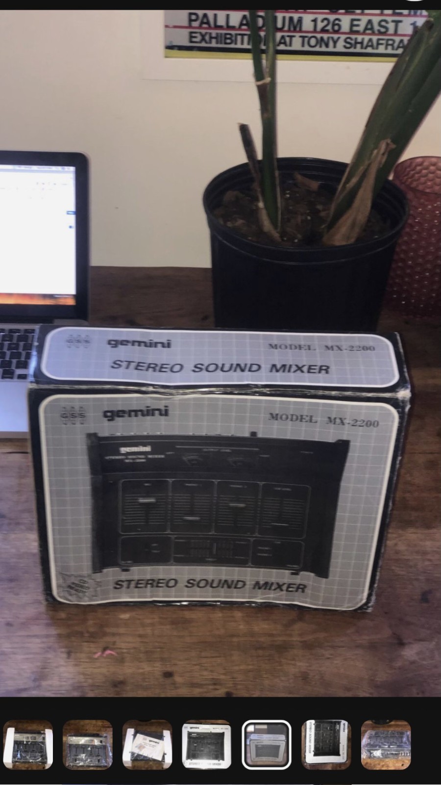 Rare Gemini Mx2200 mixer, 1980s, mint condition, new in box, never used.