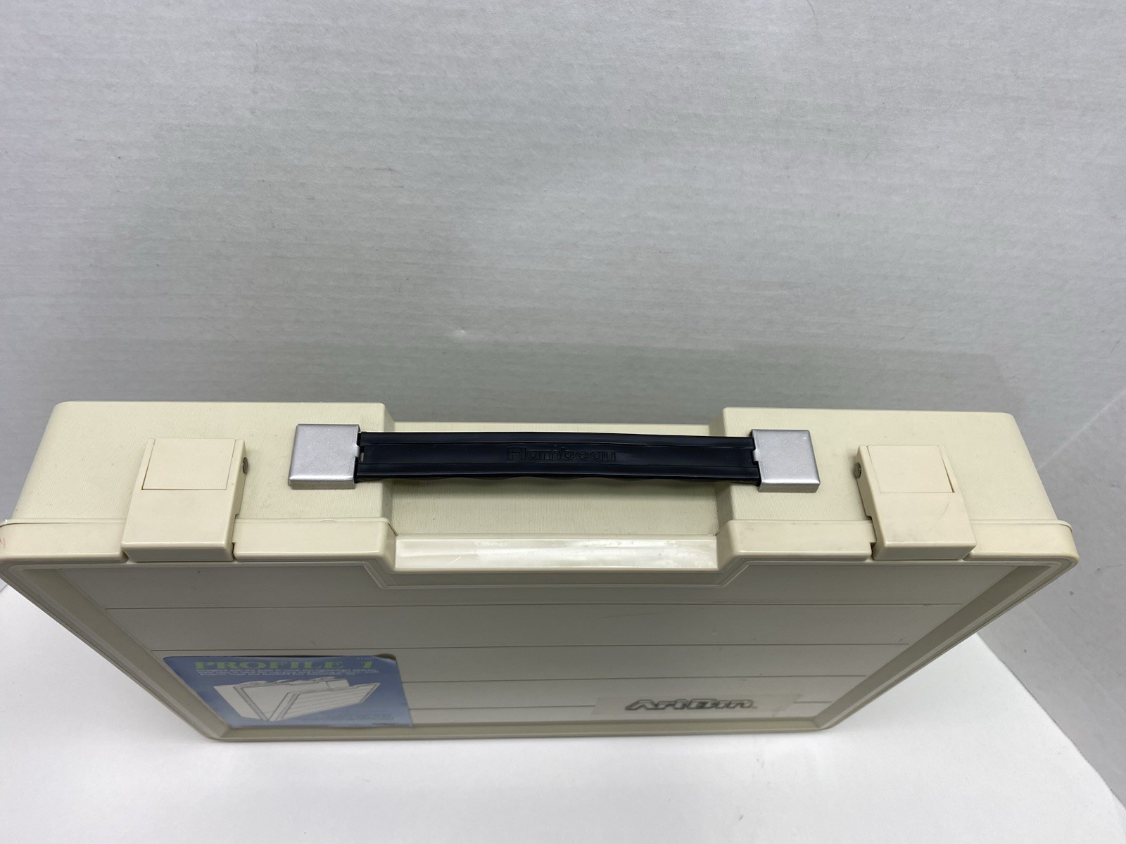 Vintage ArtBin Profile 1 Storage Box Flambeau Attache Style Art Supplies Case