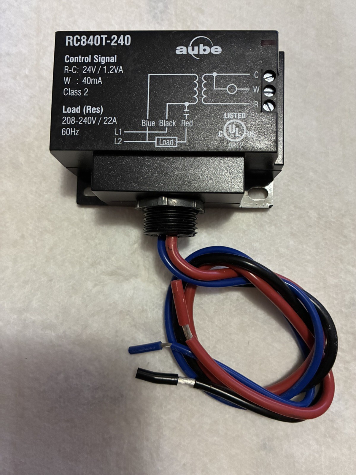 RC840T-240 Relay with built-in 24V transformer