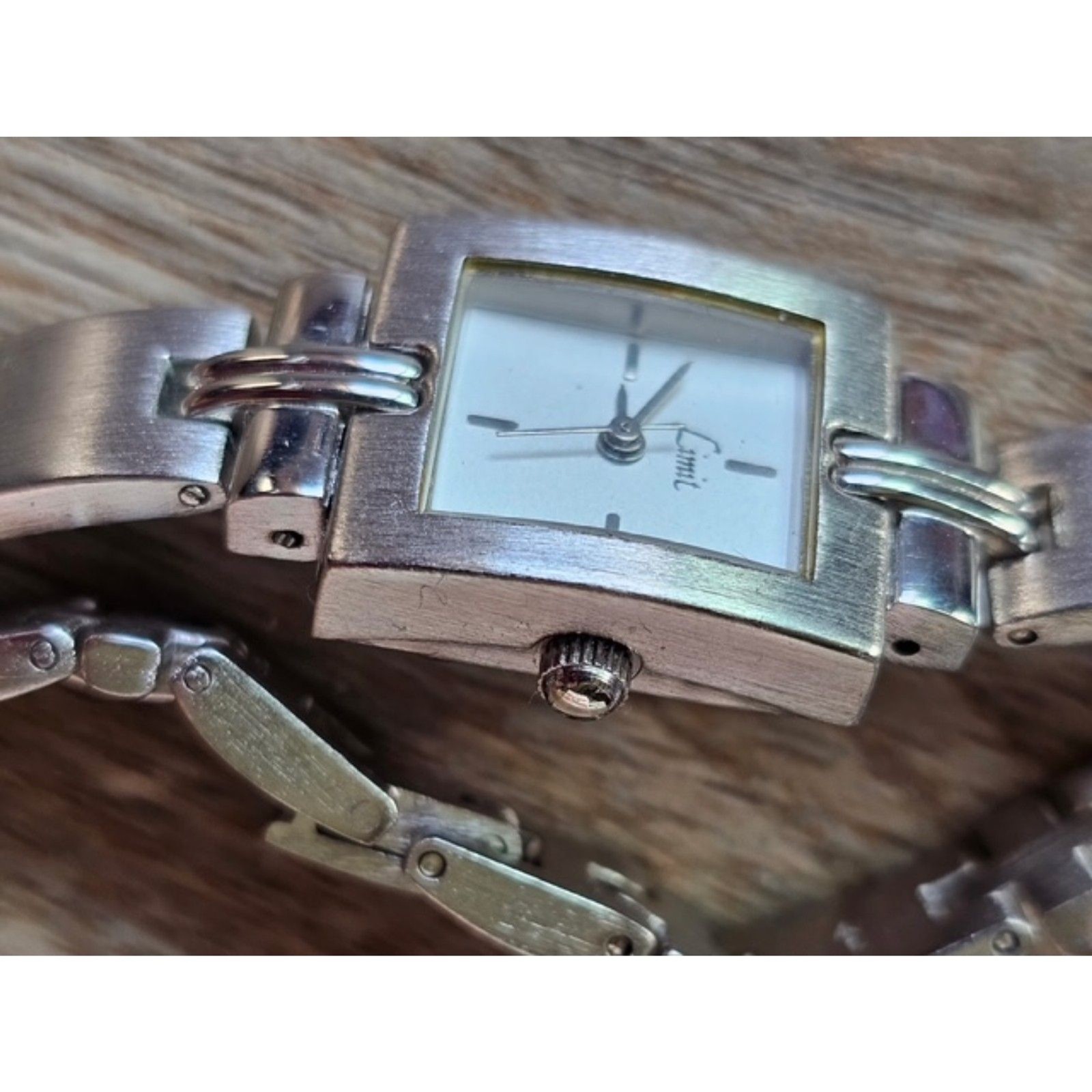 Limit Silver-Tone Square Dress Watch *untested*