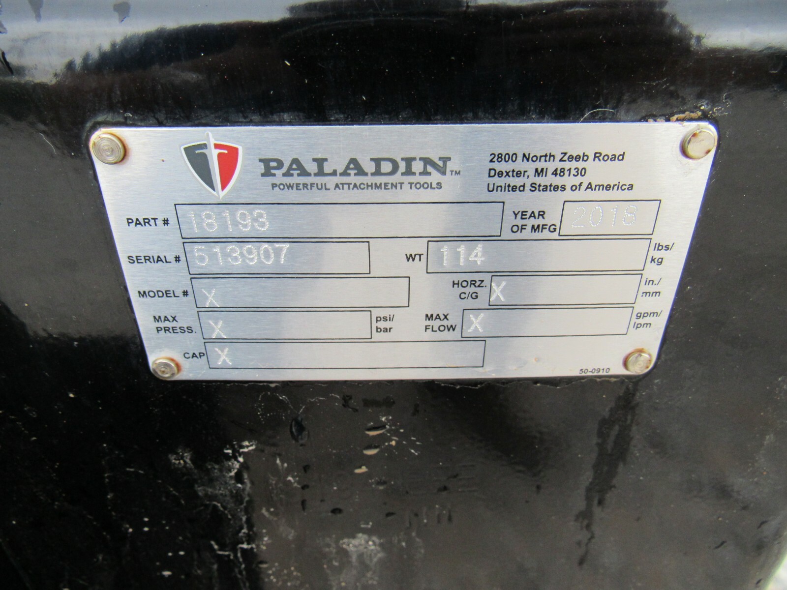 Bobcat MT50/52 To Mini Universal Attachments Adapter Conversion Bradco 18193