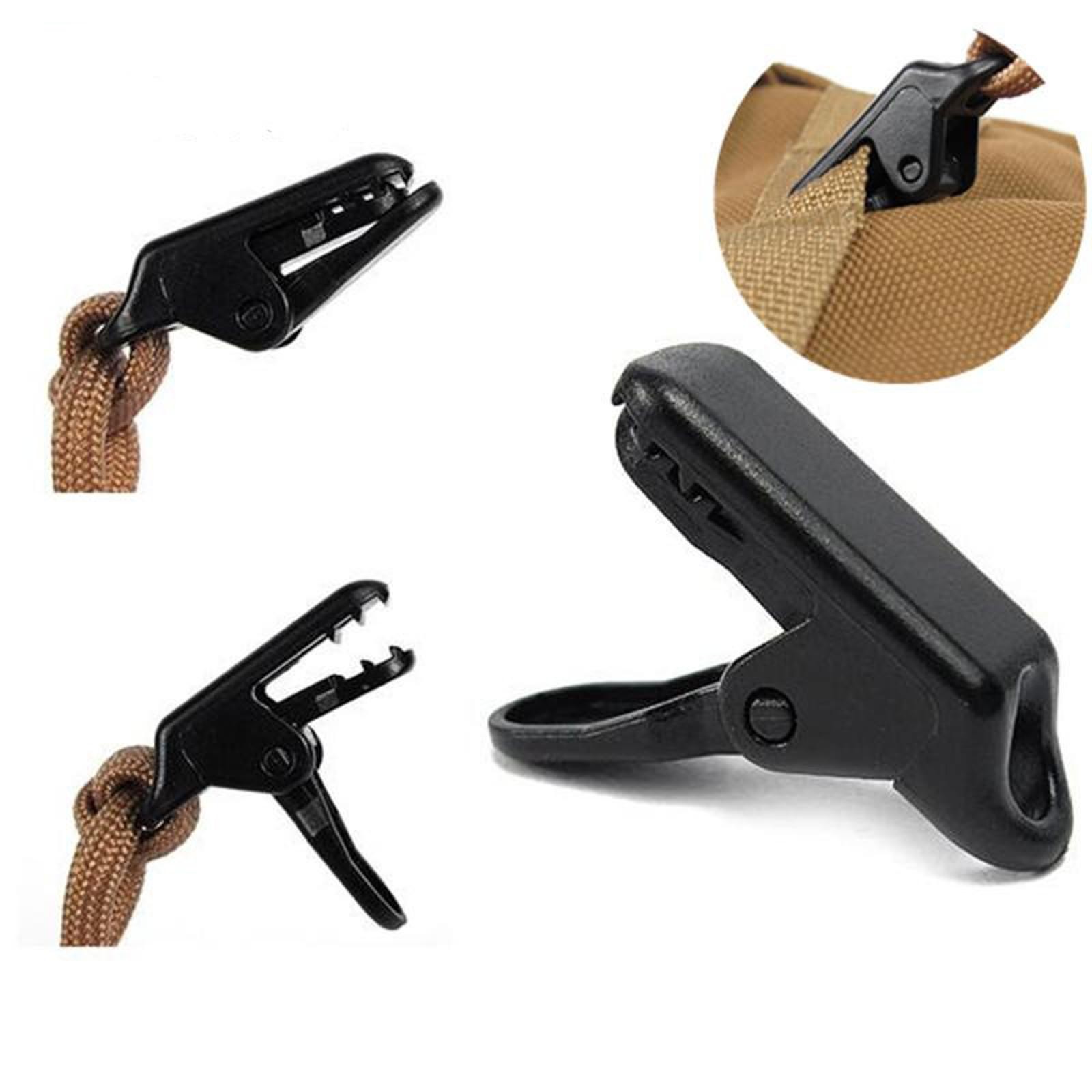 20Pack Outdoor Camping Tent Awning Tarp Alligator Clip Clamp Gripper Fixed Clips