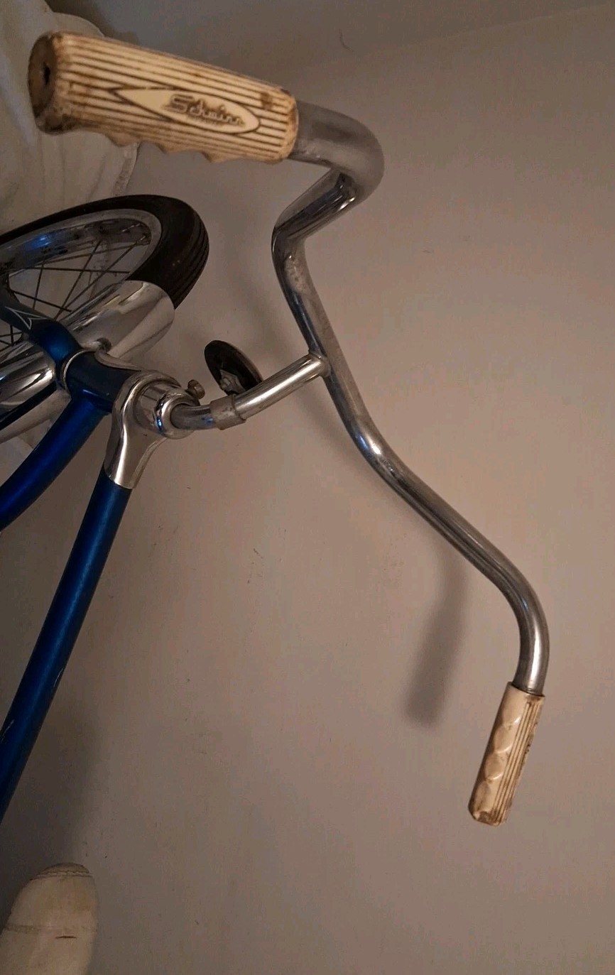 Vintage Schwinn Stingray Pixie 16" Wheel Bike & Blue Sparkle Replacement Seat