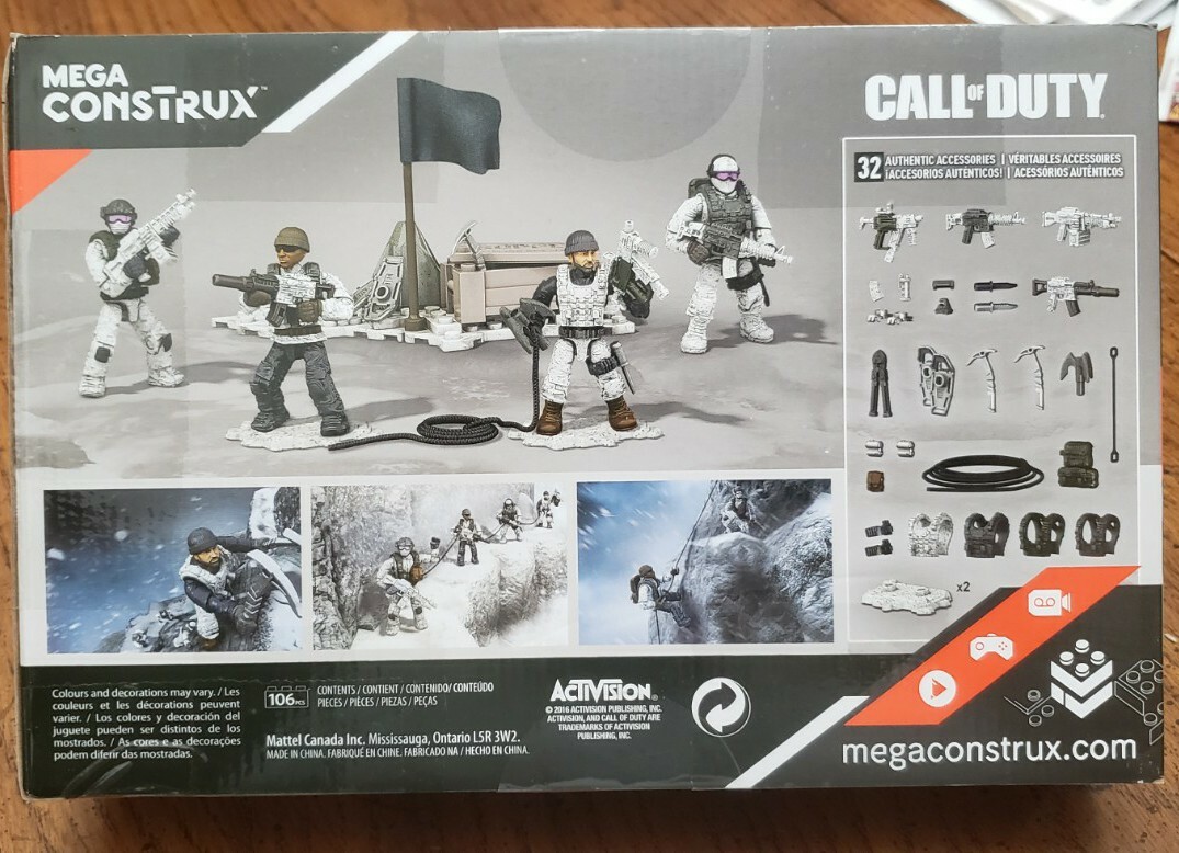Mega Construx Call of Duty Arctic Troopers Construction Playset