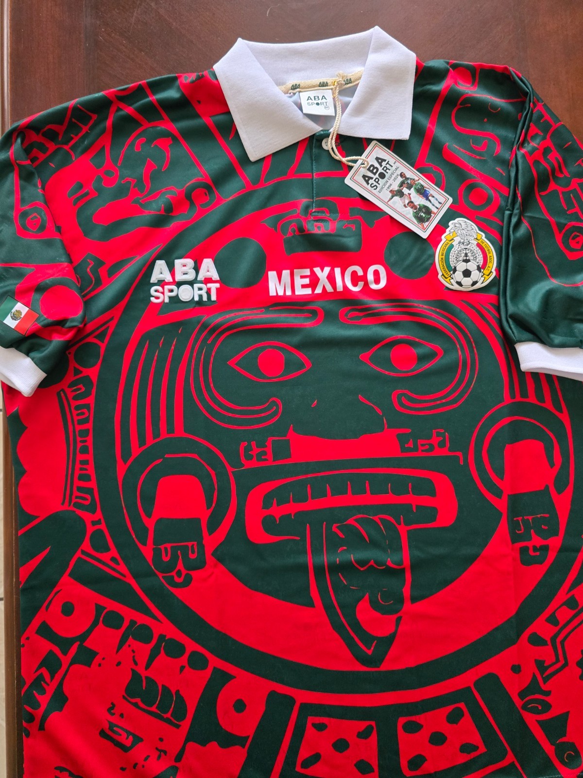 ABA Sport Mexico JERSEY Seleccion Mexicana 1998 reedicion Aba Sport Red/Green