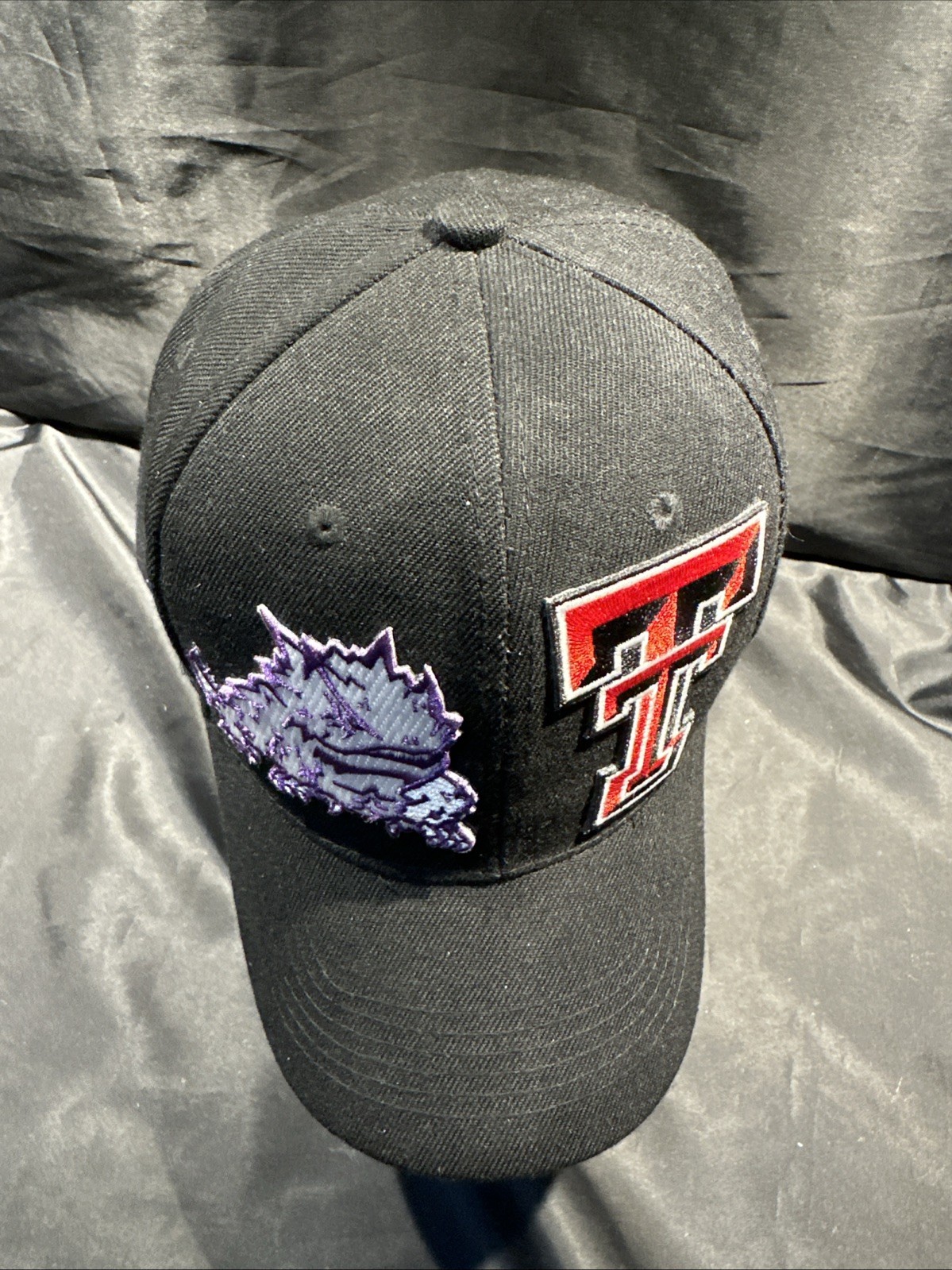 Tcu Frogs Vs Texas Tech Red Raiders House Divided NCAA Football Cap Hat West