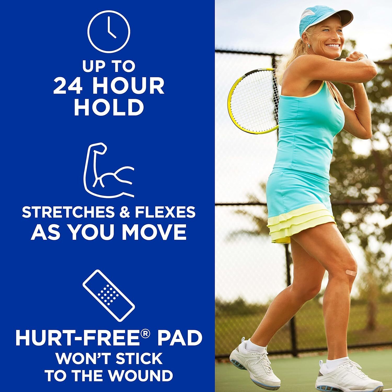 100 Band-Aid Flexible Fabric Adhesive Bandages Wound Cut First Aid All One Size