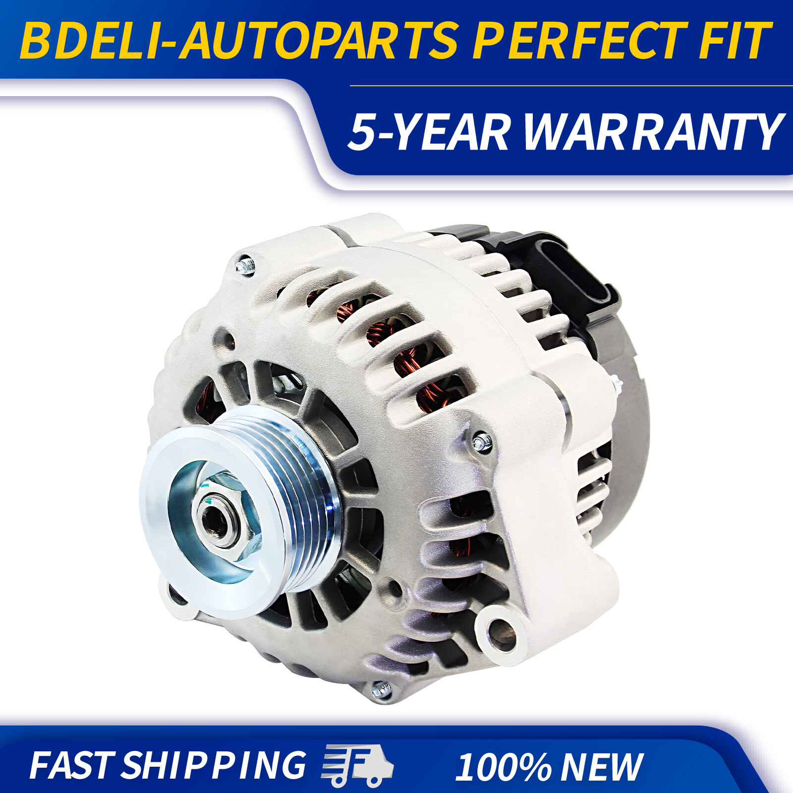 New Alternator for Chevy GMC Silverado Suburban Yukon Sierra 1500 2500 8247A