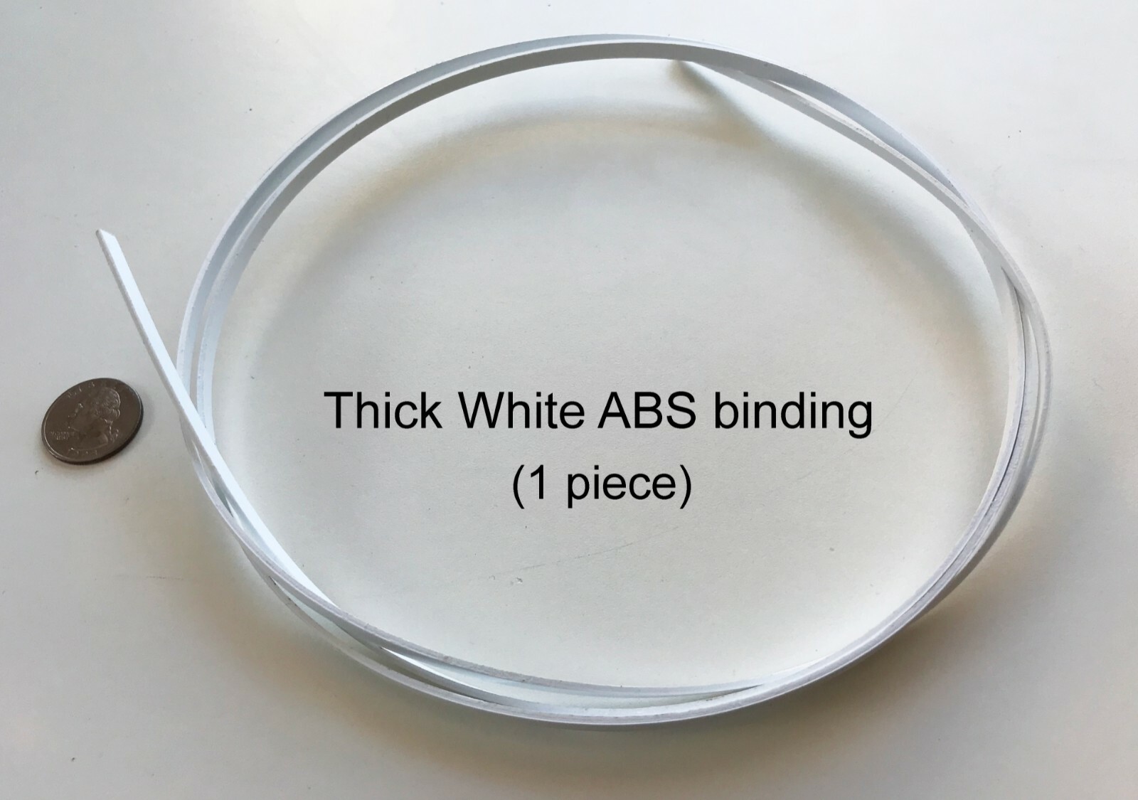 Thick ABS Plastic Binding Guitar Mandolin Luthier - White Ivory Black Tortoise