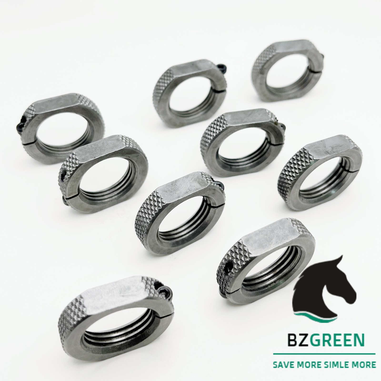 Lock Rings Compatible with Hornady 7/8-14 Threaded Dies, High-Grade Steel Split