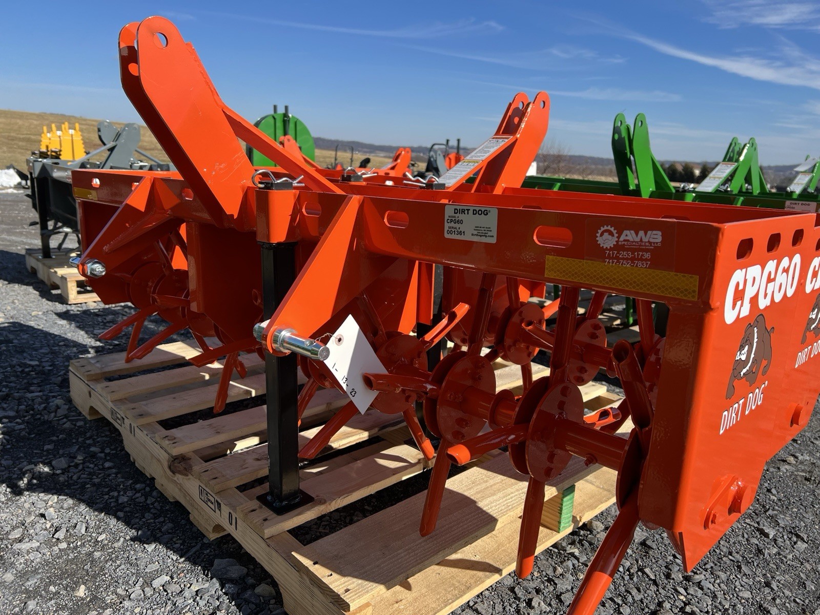 New Dirt Dog Plug Core Aerator 5' in Orange