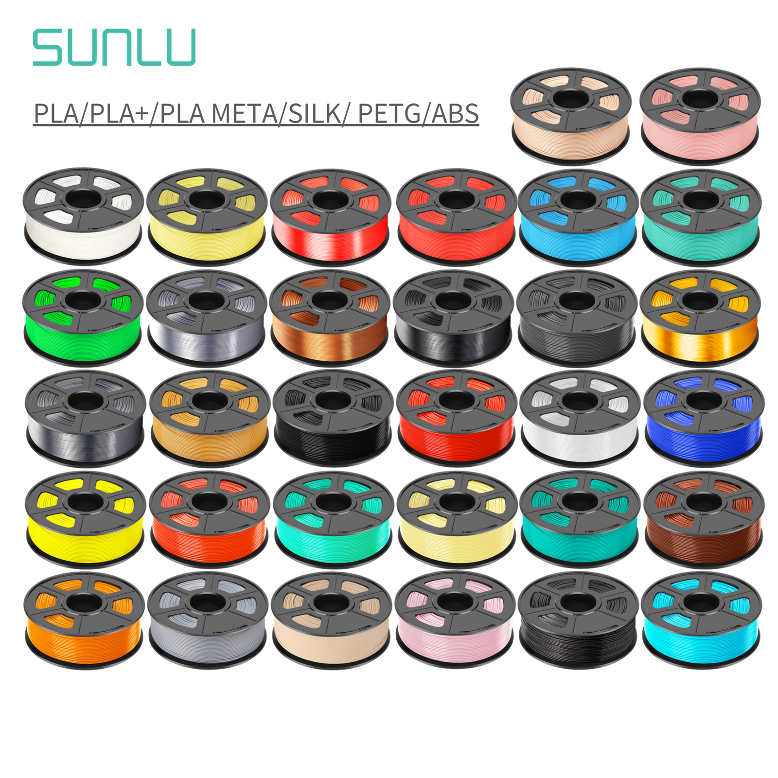 【BUY4 PAY FOR 3】SUNLU PLA/PLA PLUS/PETG/SILK/ABS/META/MATTE 1KG TPU500G Filament