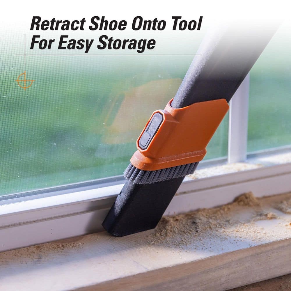 RIDGID 2-1/2 in. NXT Max Crevice Tool & Dusting Brush for Wet/Dry Vacs MAX2531