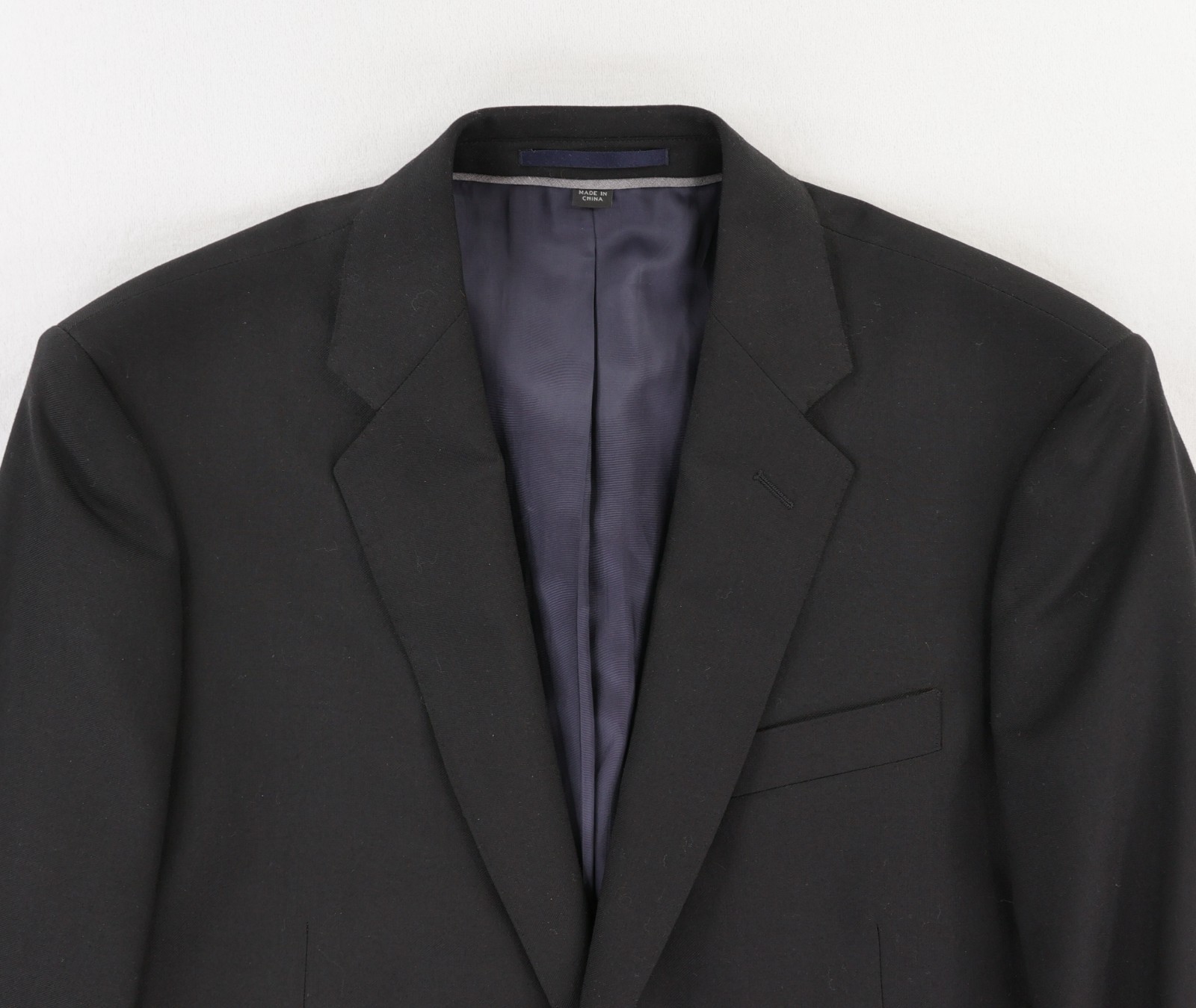 J Crew Ludlow Slim Suit Jacket Stretch Four-Season Wool Size 40S Black Blazer