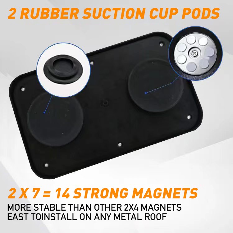 72 LED Rooftop Strobe Beacon Light Truck Safety Emergency Warning Hazard lamp