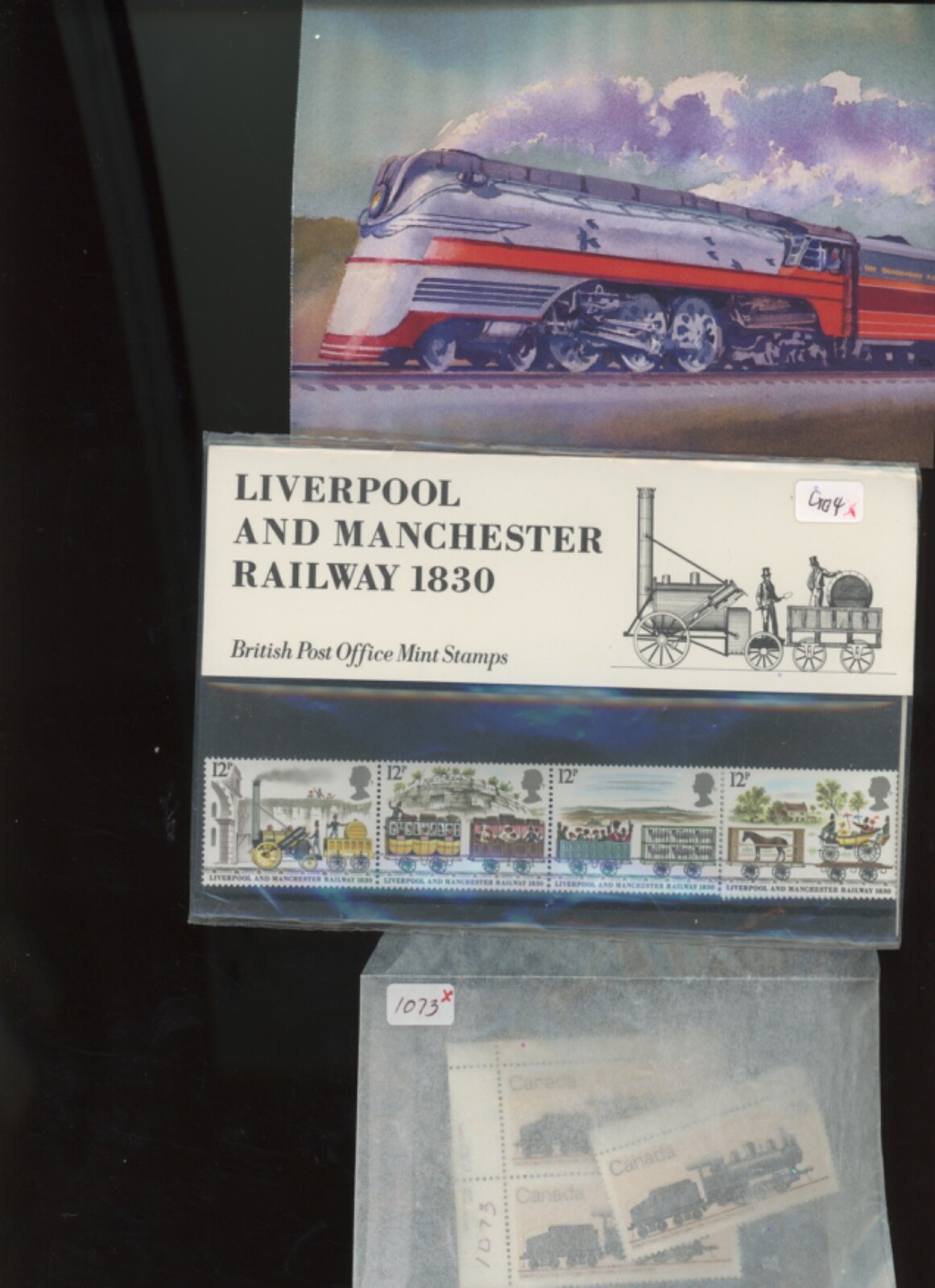 Worldwide Stamps Trains Topical TRAINS Stamps and mini-sheets (mb28