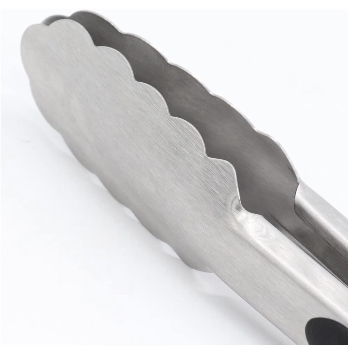 304 Stainless Steel Kitchen Cooking Tongs, 9" and 12" Set of 2