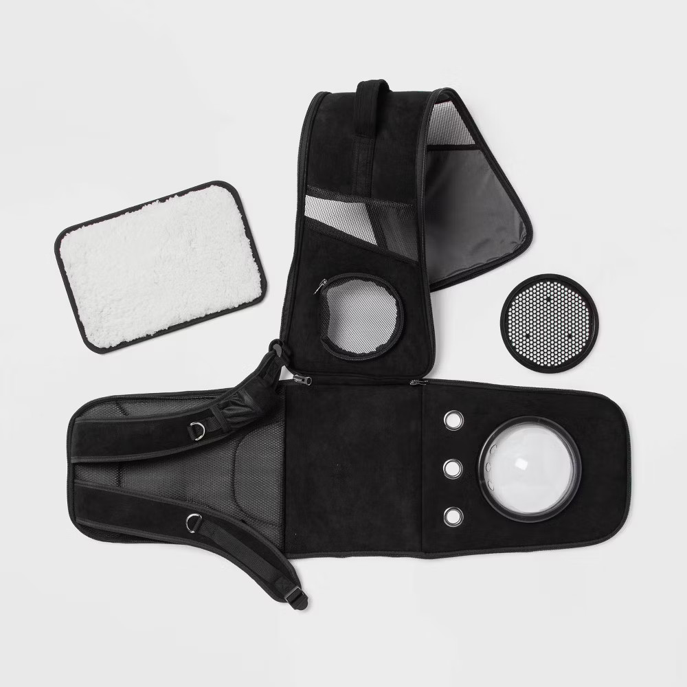 Backpack Cat Carrier - Black - Boots & Barkley