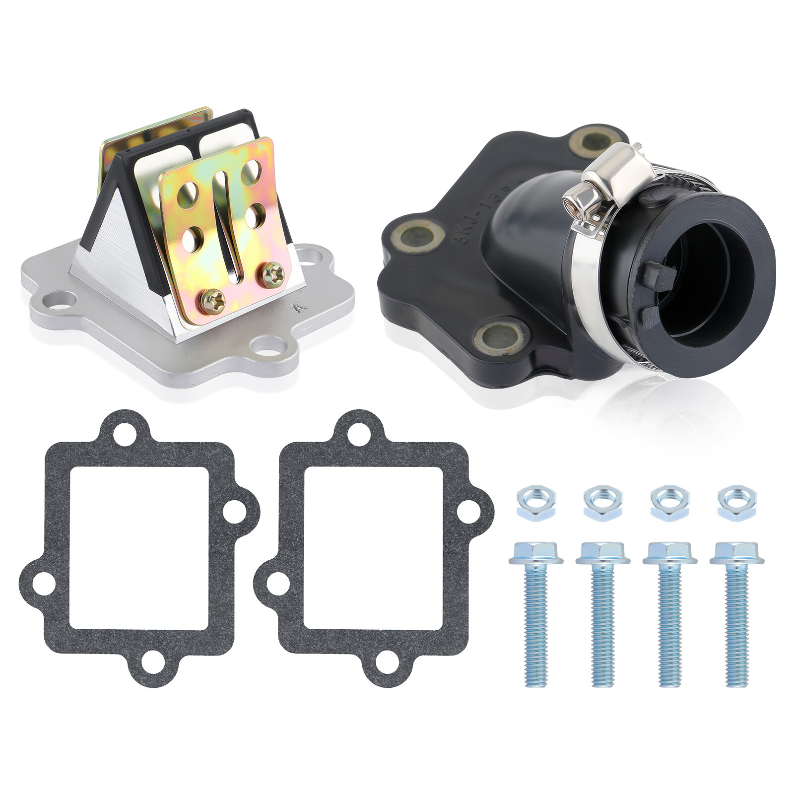 For Polaris Sportsman 90 2001 - 2006 Intake Manifold Boot Reed Valve & Gaske Kit