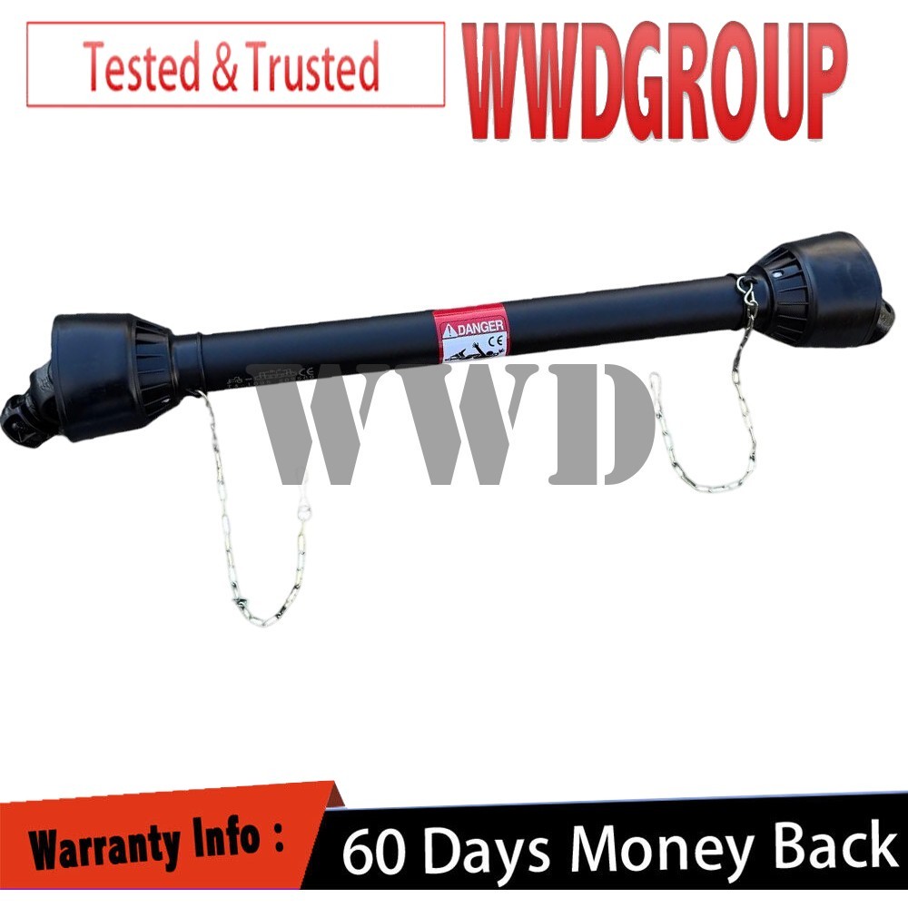 1-3/8" PTO Drive Shaft 6 Spline 43"-61" Brush Hog PTO Shaft Black Series 4 Black