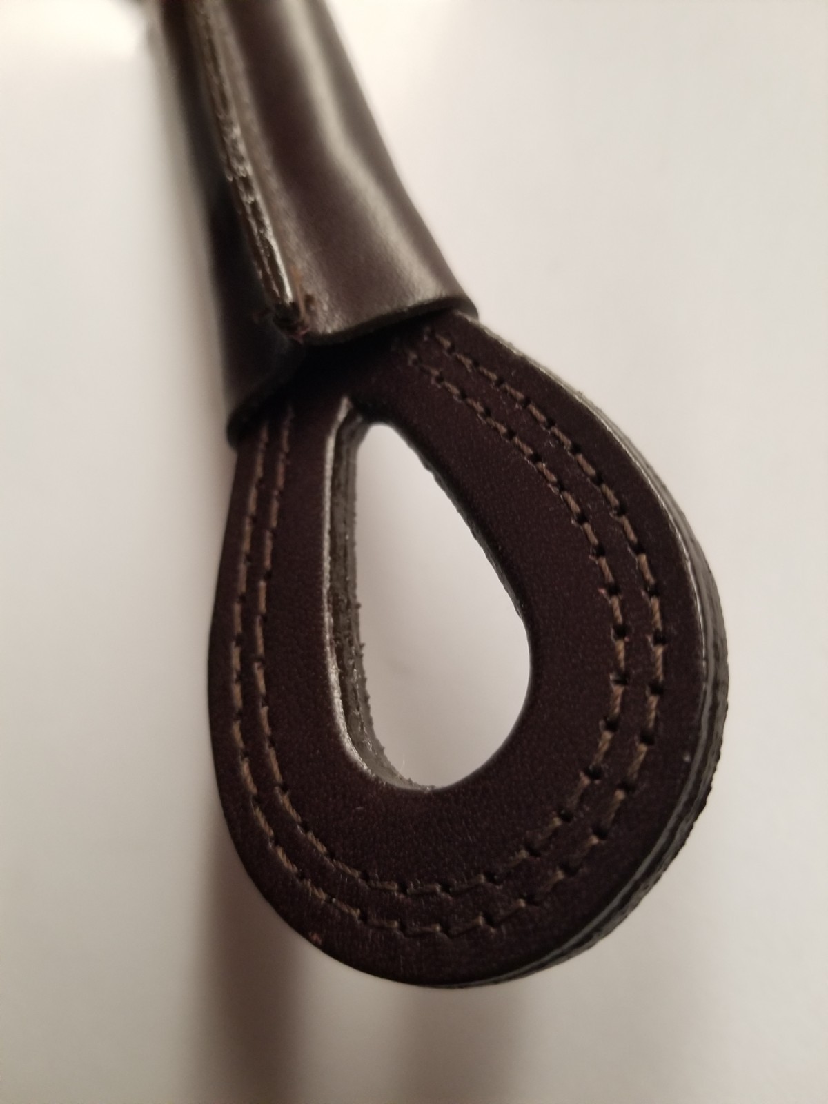 Hartmann Luggage Belting Leather Replacement Part Figure 8 Handle OEM 8.5 inches