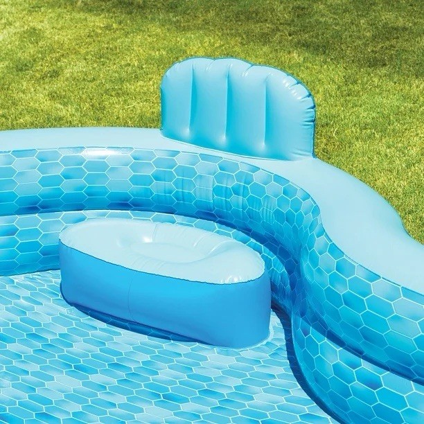 Member's Mark 2-Seater Inflatable Family Pool, 10-Feet Long, Quick-Inflate