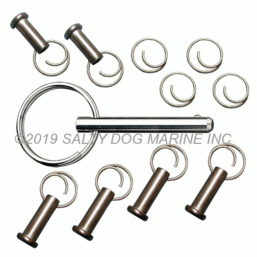 CLEVIS PIN KIT FOR A HOBIE CAT GETAWAY & WAVE CATAMARANS - NEW ( #174580 )