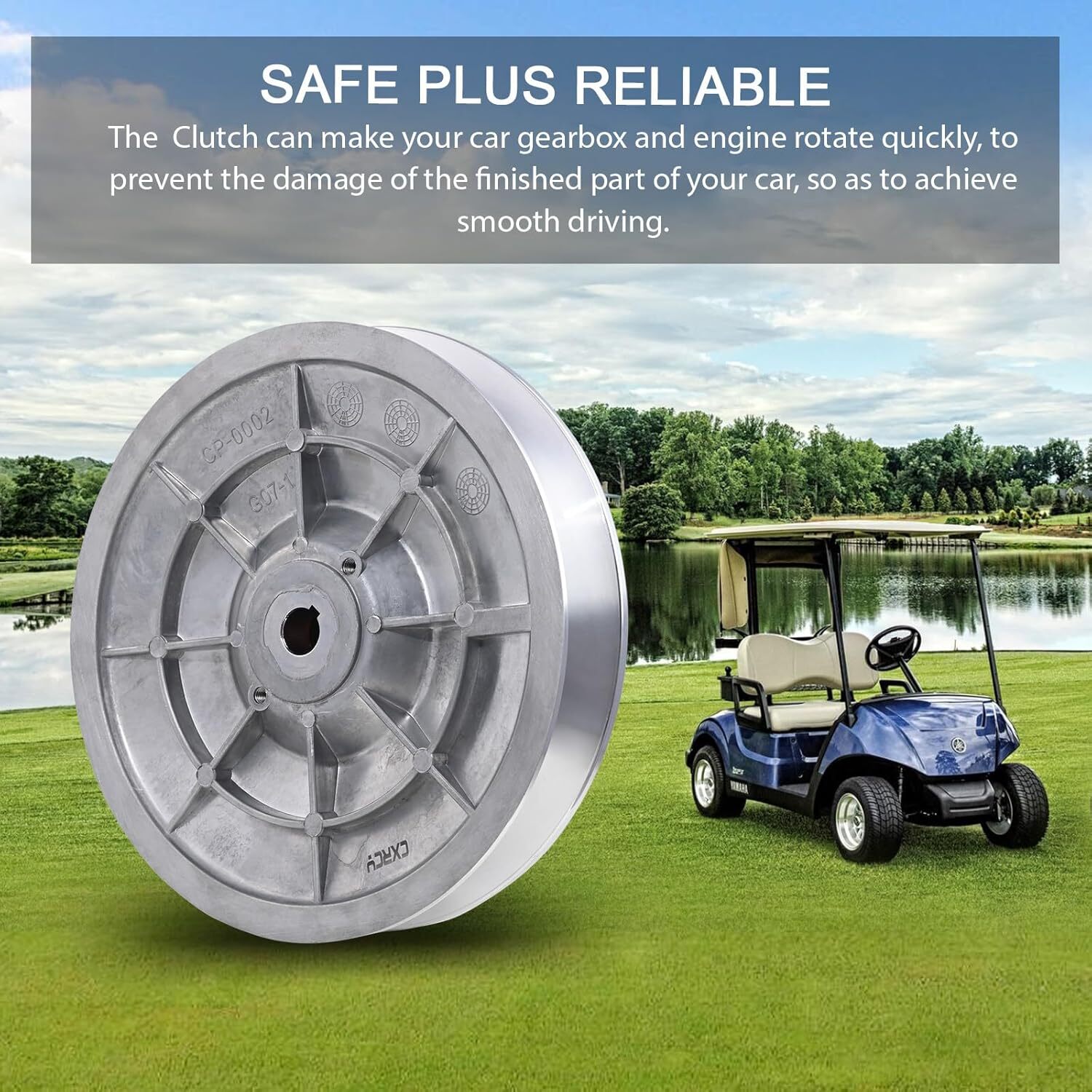 Secondary Heavy Duty Driven Clutch Kit for Yamaha G2-G22 4 Cycle Gas Golf Cart