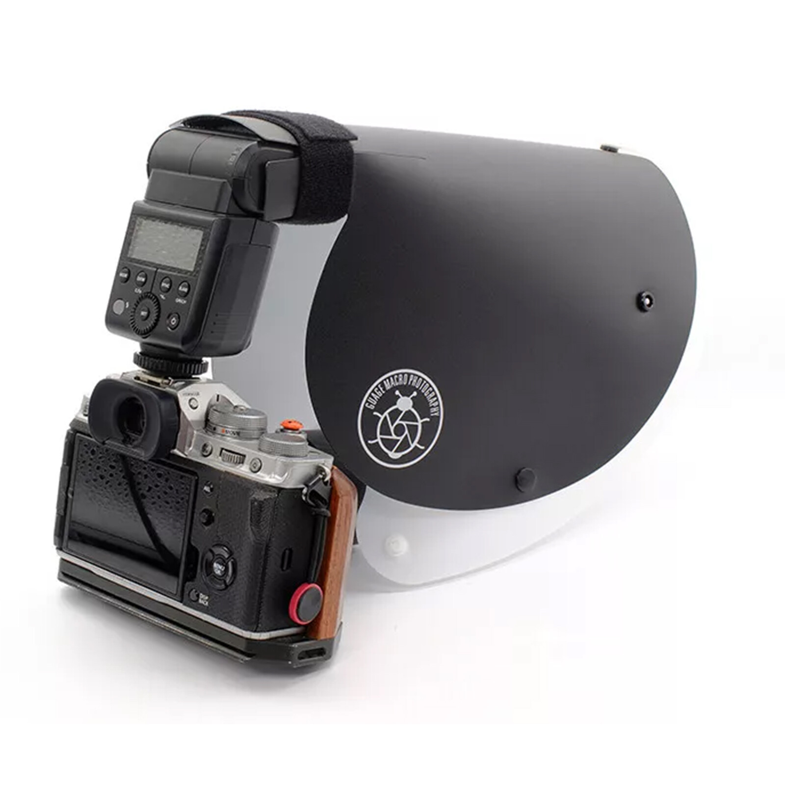 Macro Diffuser Reflector Soft Light Cover For Canon 100 Sony 90 Nikon 105 Lens