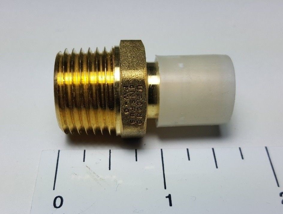 25 PCS 1/2" PEX A X 1/2" MALE NPT PEX EXPANSION ADAPTER F1960