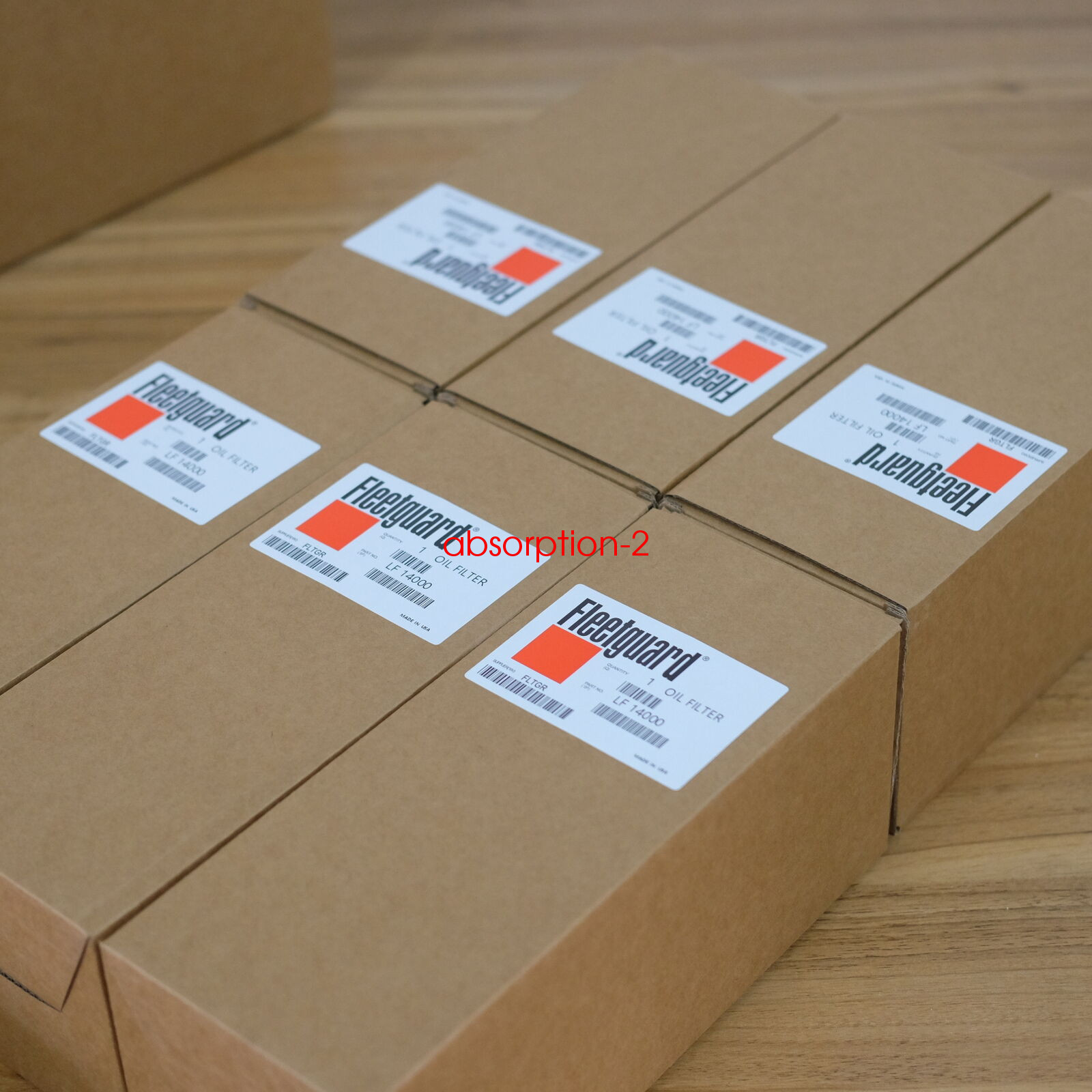 6Pack Fleetguard LF14000NN Oil Filter Cummins ISX 4367100 OEM Free Shipping NEW