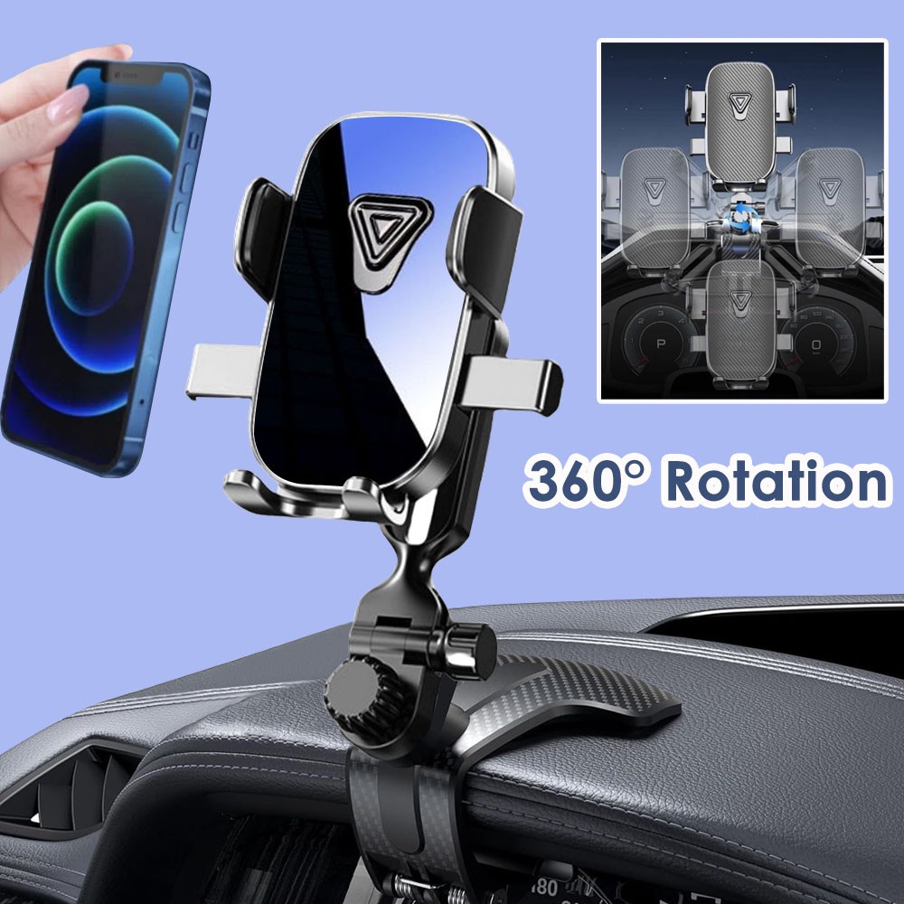 Universal 360° Car Phone Mount Holder For Cell Phone Samsung Galaxy iPhone Stand