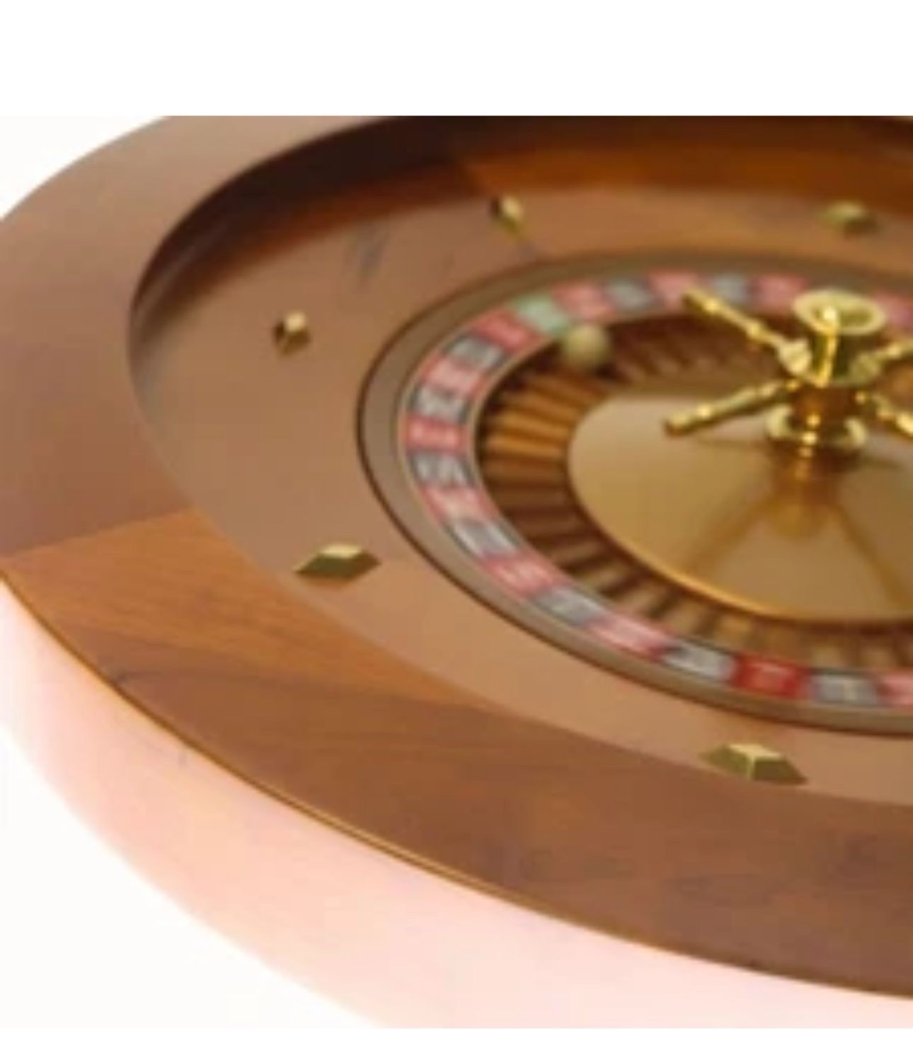 20" Solid Wood Roulette Wheel for Roulette Tables by MRC POKER