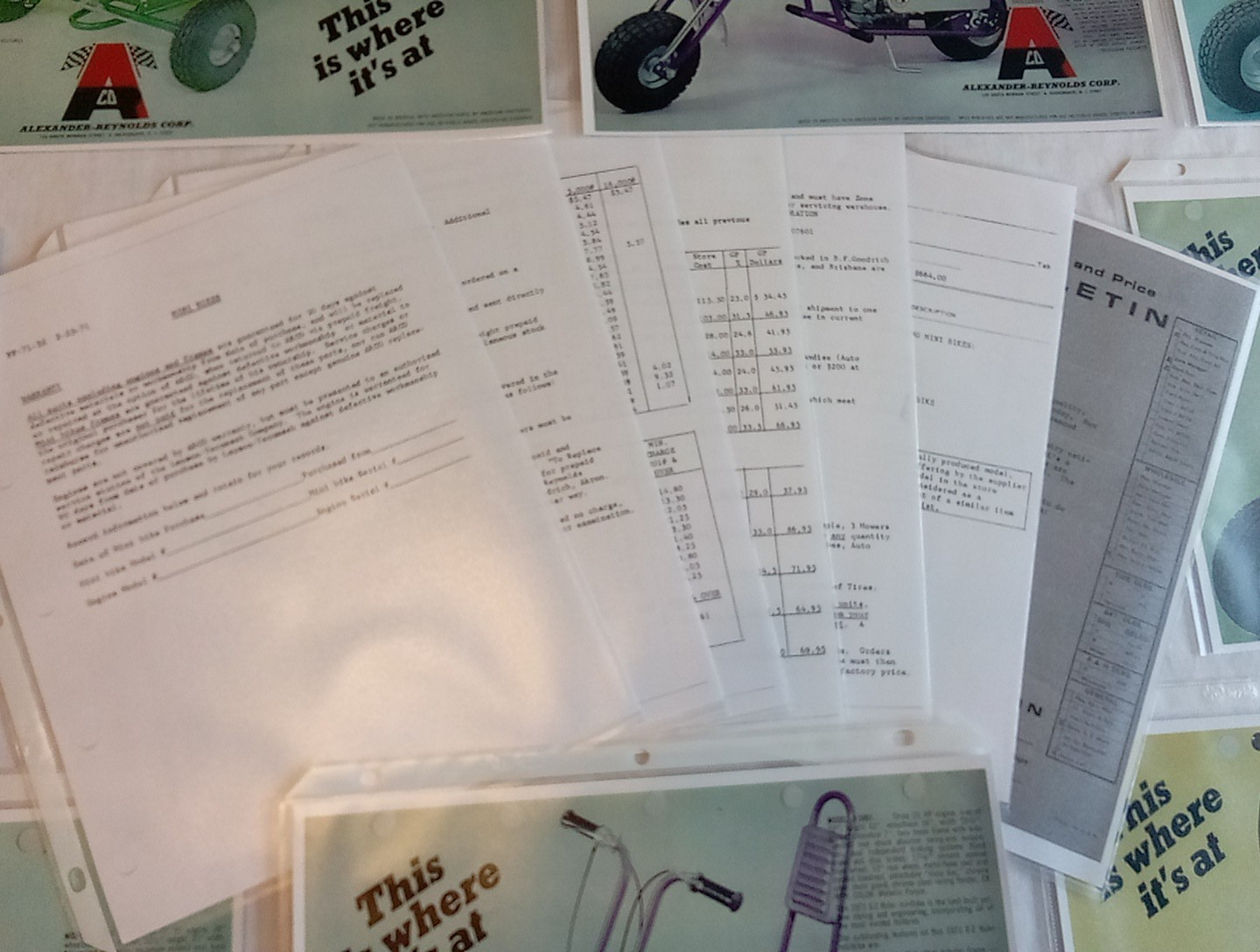 Vintage Alexander Reynolds Corp ARCO Mini Bike 16 Page Sales Brochure Reprint