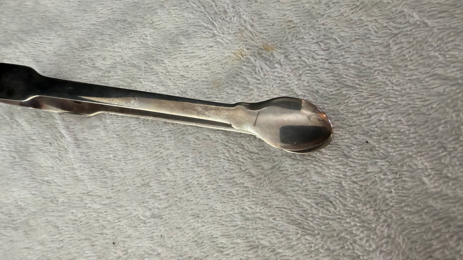 Georgian 1822 London Sterling Silver Sugar Tongs by William Bateman
