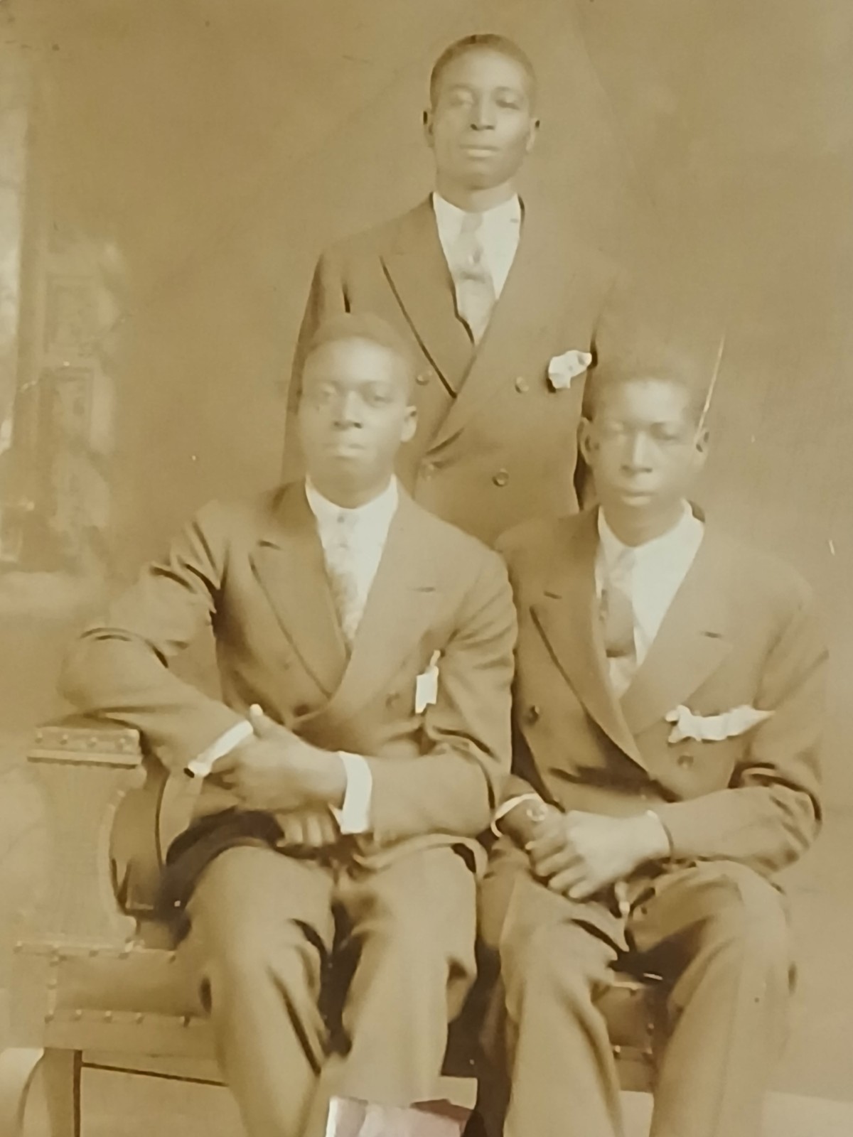 Antique African American * COLORED MALES * HBCU* NORFOLK STATE COLLEGE