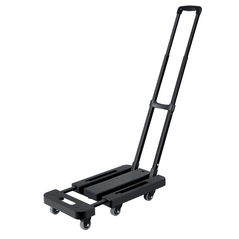 Hand Truck 500 lbs Platform Cart Dolly Trolley Cart for Moving Foldable Steel