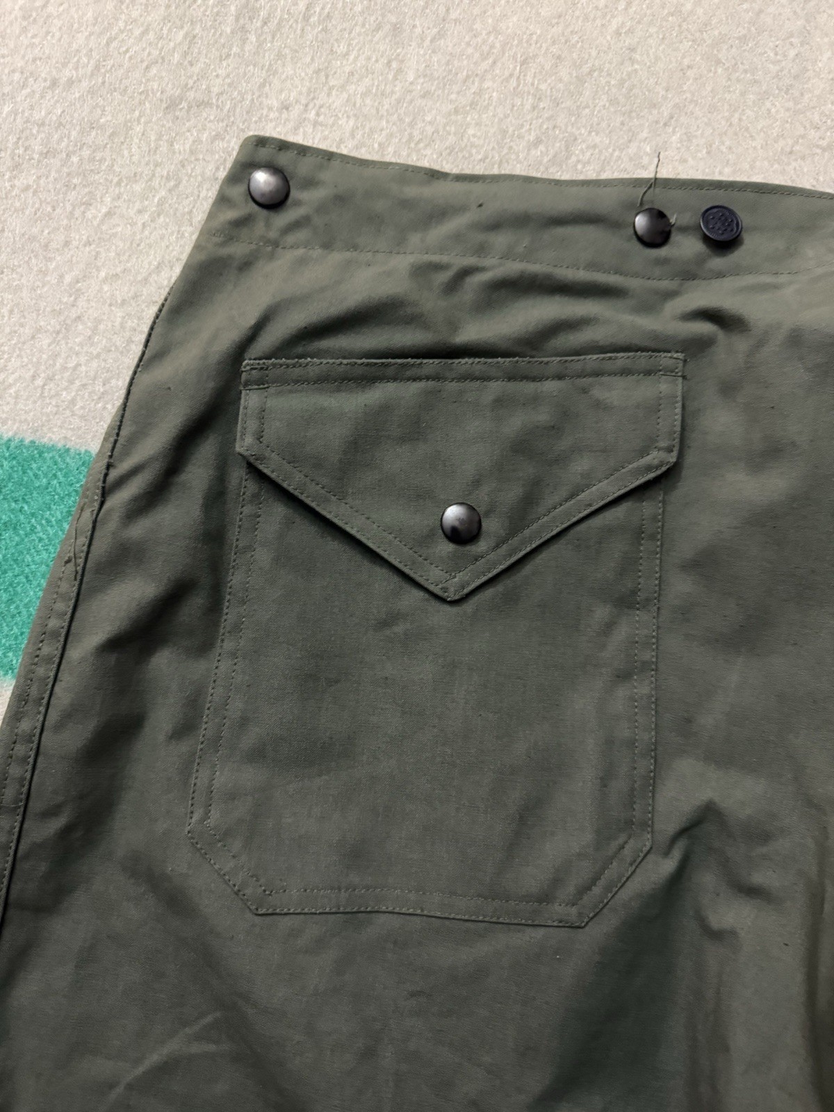 Vintage 50s Us Army Military Firefighter Pants Western Costume Co Size 40-42