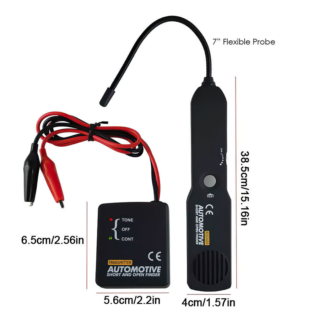 Automotive Short and Open Finder Circuit Tester DC 6-42V Car Wire Tracker Tool