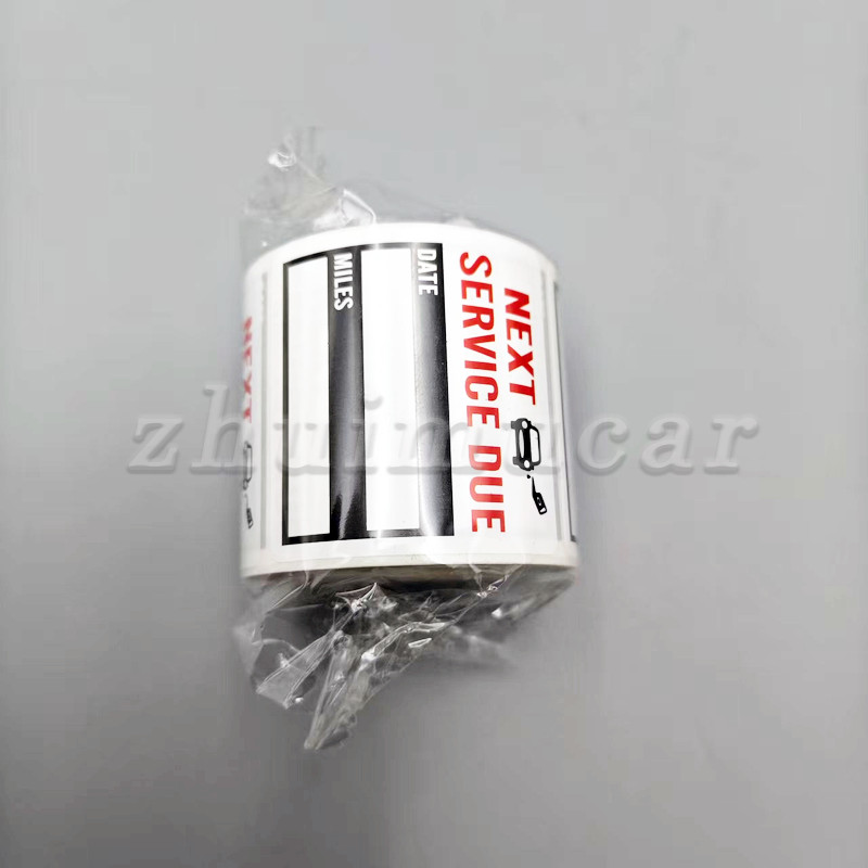 300PCS Oil Change Service Reminder Stickers Window Lite Sticker Pack 2"x2" US